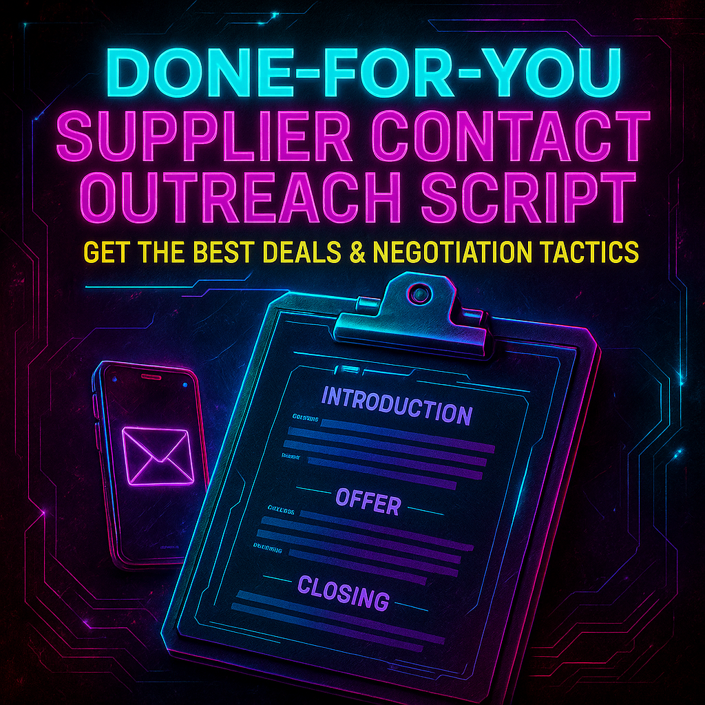 Supplier Outreach Contact Script