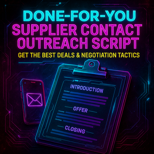 Supplier Outreach Contact Script